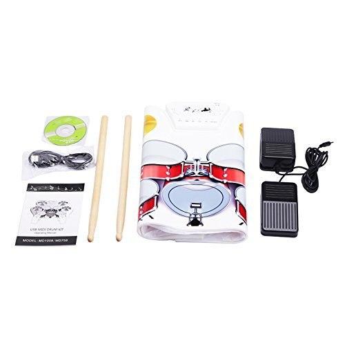 Drums and Percussion USB Midi Roll Up Drum Kit - SquareDubai