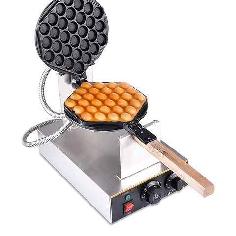 Commercial Bubble Waffle Maker Electric Egg Waffle Machine