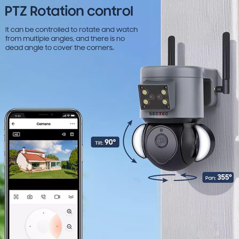 2022 new arrival Wifi Surveillance Camera auto motion tracking