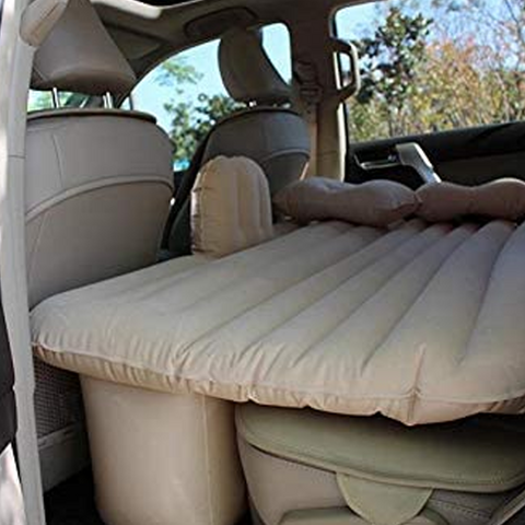 Car Inflatable Bed Protable Camping Air Mattress with 2 Air Pillows