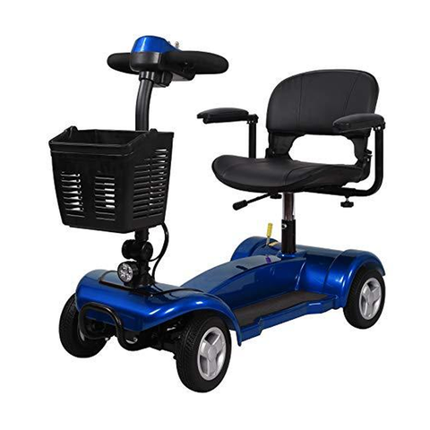 Olmecs 4 Wheel Electric Mobility Scooter For Elderly / Disable Person - Red