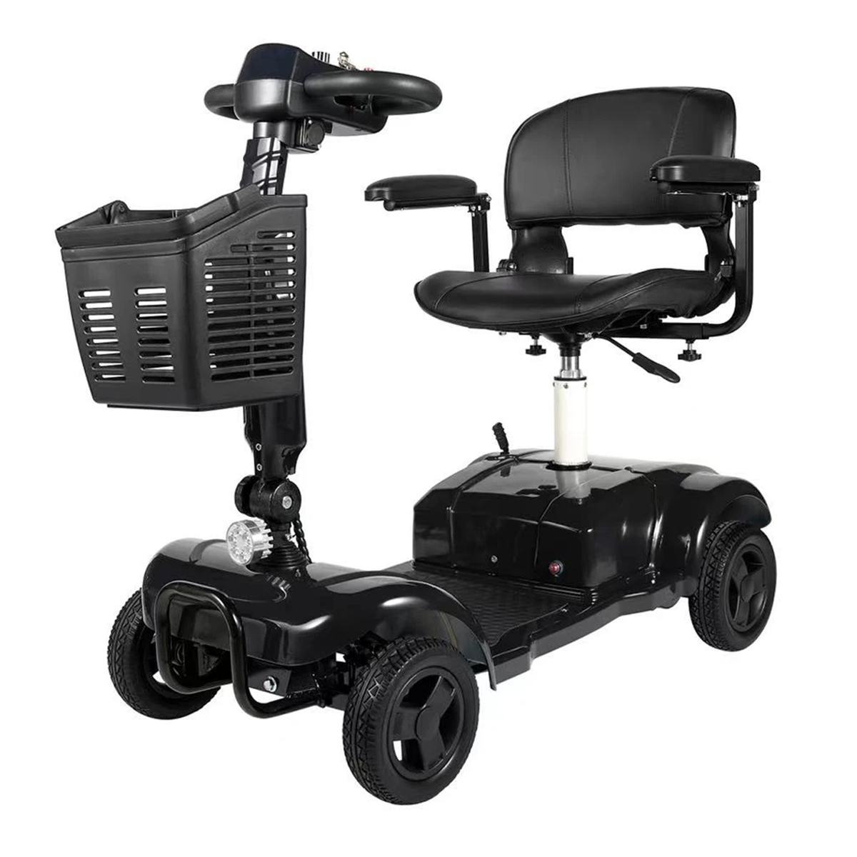 Olmecs SF45 4 Wheel Electric Mobility Scooter For Elderly / Disable Person - Black