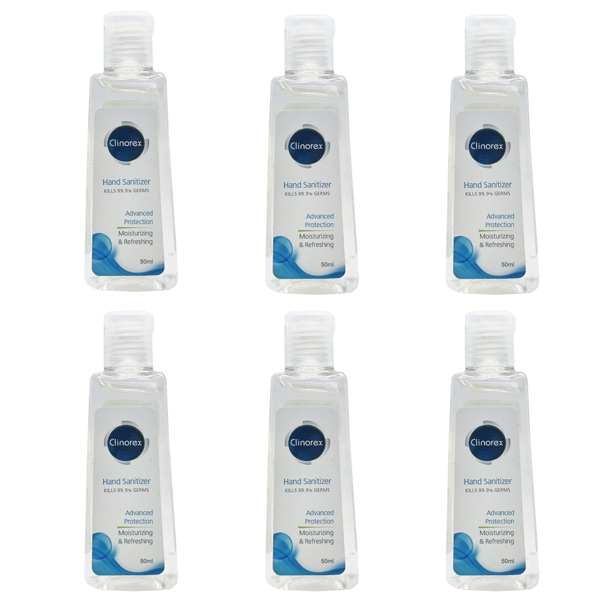 Clinorex Hand Sanitizer 50ml (6Pc Pack)