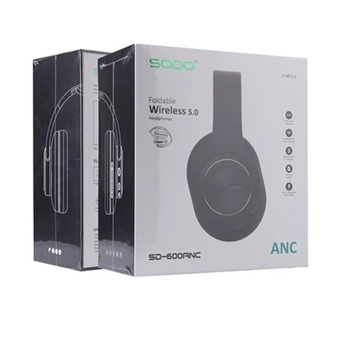 Original SODO 600 Comfortable Wireless Headphone NFC Twist-out Bluetooth Speaker Headphone with Microphone