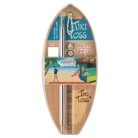 Mellow Militia Tiki Toss Game, Deluxe Edition (Wood)
