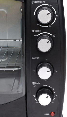 Geepas Electric Oven with Grill, Black [GO4401]