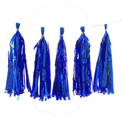 25Pcs/Lot 5 Mixed Random Colour Diy Tissue Paper Tassel Garland For Kids  Birthday Party