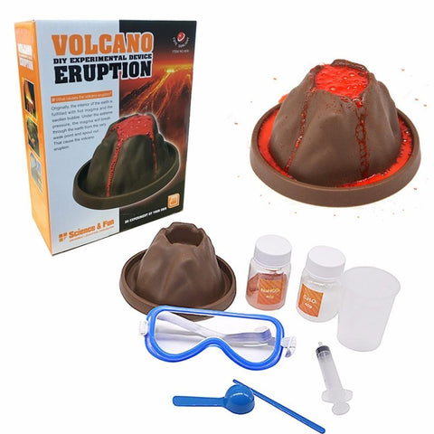 Eruption Volcanic Toy Diy Experimental Educational Science Lab Kit Experiment Set - SquareDubai