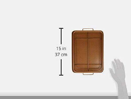 Gotham Steel 1463 Crisper Tray, Brown Medium Brown