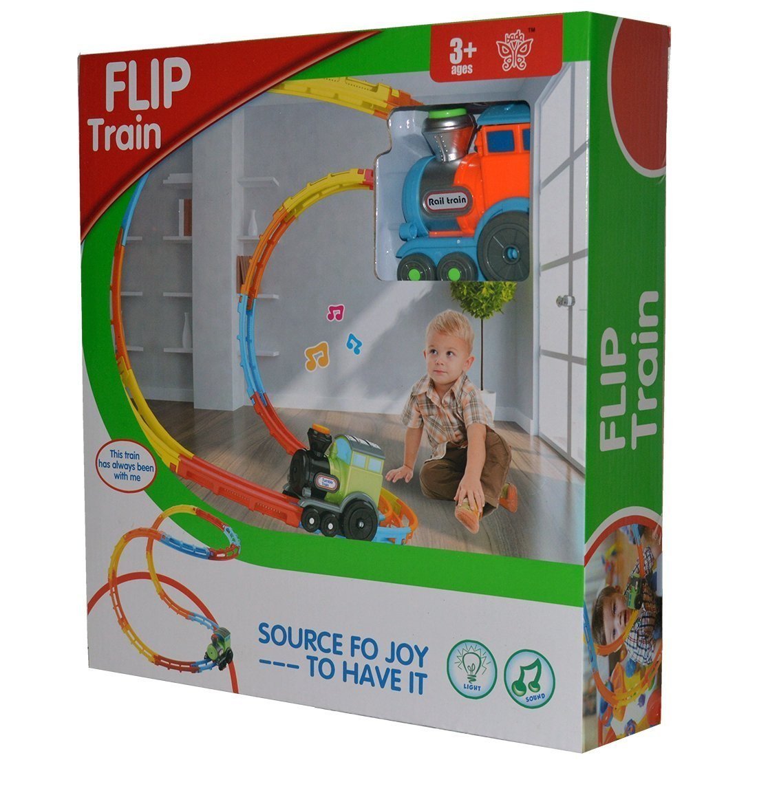 Toyzstation Flip Train With Light and Music