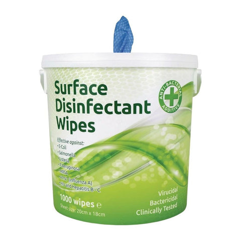 EcoTech Surface Disinfectant Wipes Bucket 1000 Wipes