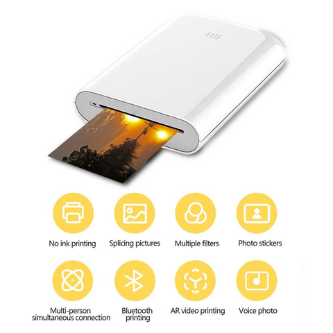 Xiaomi Portable Wireless AR Printer Pocket Photo Mini Printer