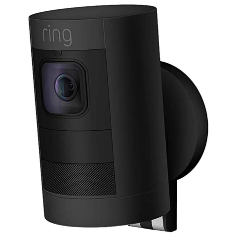 Ring - Stick Up Wired HD Security Camera - Black