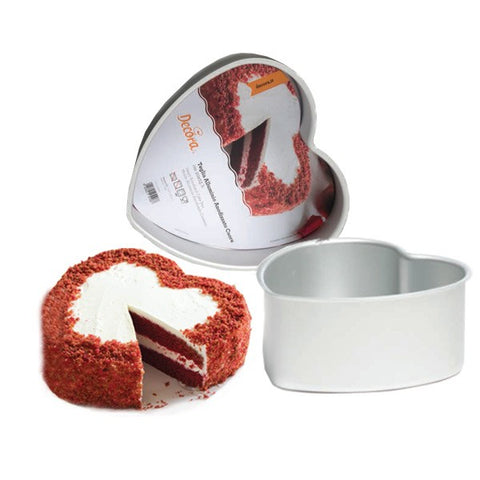 Heart Cake Pans, H3 In. - Decora