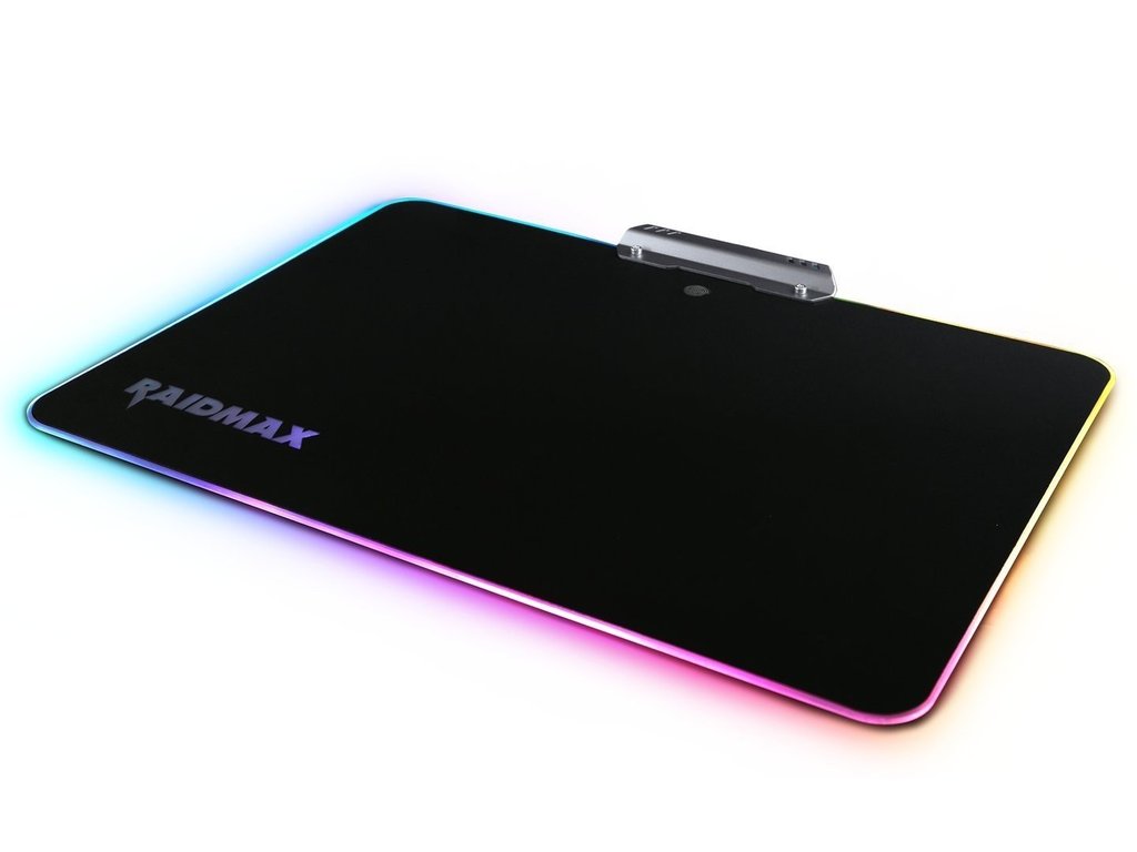 Raidmax Blazepad RGB Mouse Pad With Optimized Surface, Non-Slip Grips, And 9 RGB/LED Presets