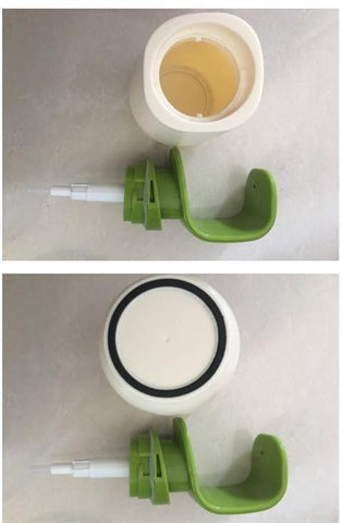 C-Shaped Single-Handed Soap Dispenser  Shampoo Container KC-OT021 - SquareDubai