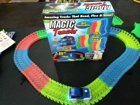 Magic Tracks 220 Pieces That Bend Flex & Glow in Dark 11Ft.