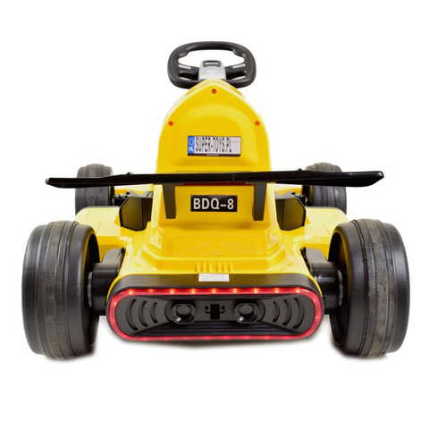 Kids Electric Ride On Go Kart With 12v Power Battery 4 wheel With RC - Red