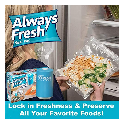 Always Fresh Seal Vacuum System and Bag Set - SquareDubai