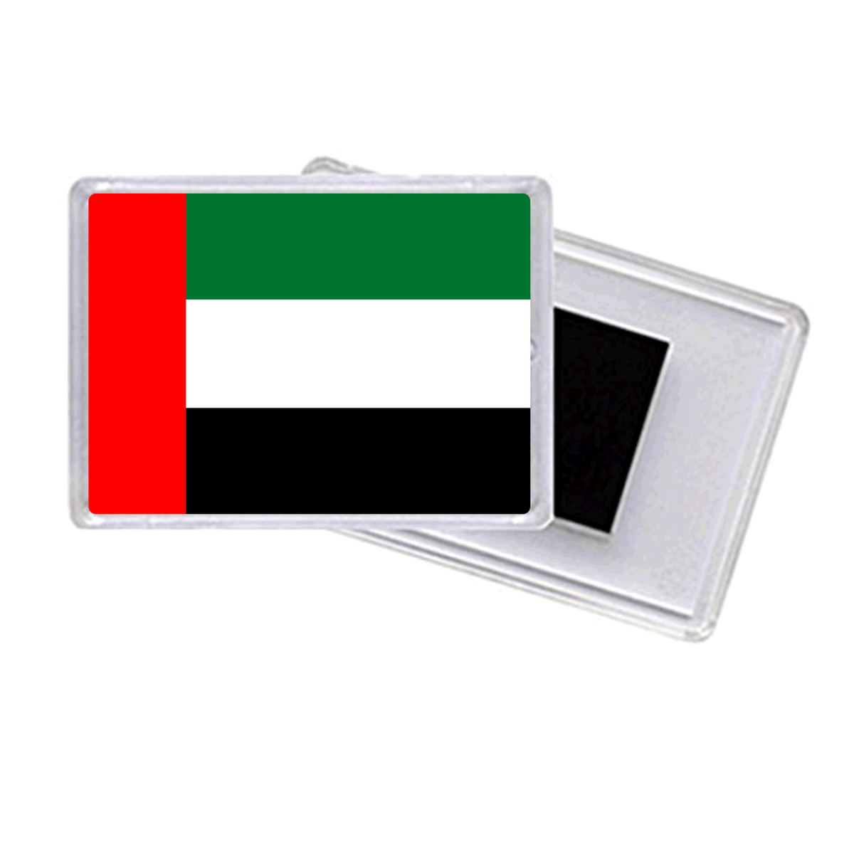 UAE Flag Acrylic Fridge Magnet Frame - 9x6 Cms / 12Pcs Pack - Willow