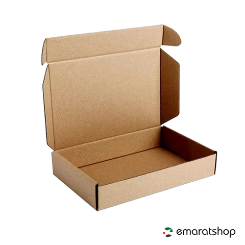 Willow KRAFT Corrugated Cardboard Boxes (Pack of 20)  21x15x4 Cms