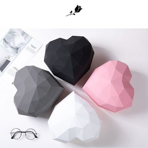 Heart Shaped Acrylic Transparent Flower Rose Gift Box / Flower Box / Clear Gift Box - Willow