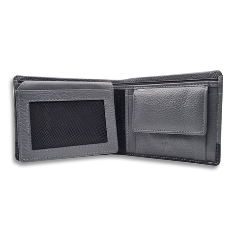Men Brown/Tan Genuine Leather Wallet - Regular Size (4 Card Slots) - Chaos