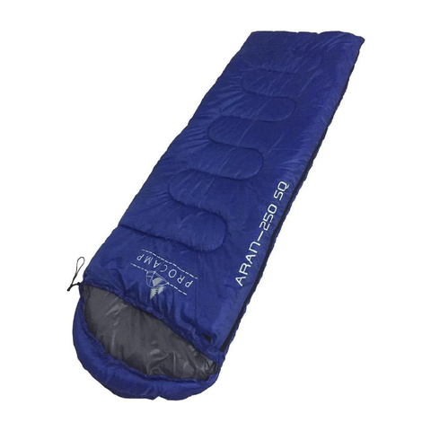 Procamp Aran 250 SQ Sleeping Bag with Carry Bag - Blue