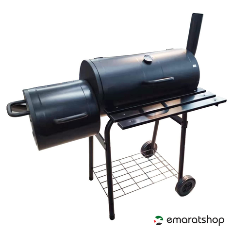 BBQ Grill Smoker Portable Camping Barbecue Cooker Outdoor Cooking