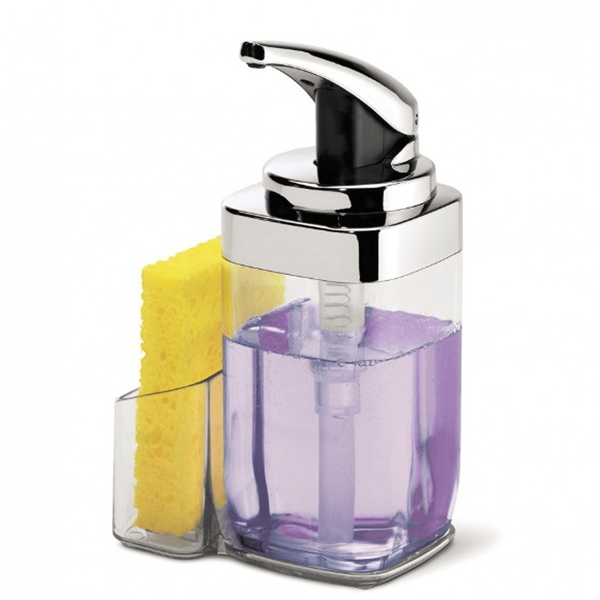 simplehuman Square Push Soap Pump With Caddy