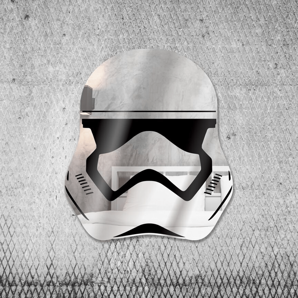 Stormtrooper Mirror Helmet Shape (35 cm) - Red5