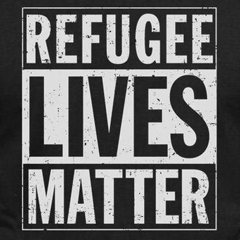 Refugee Lives Matter  - Casual 160Gsm Round Neck T Shirts