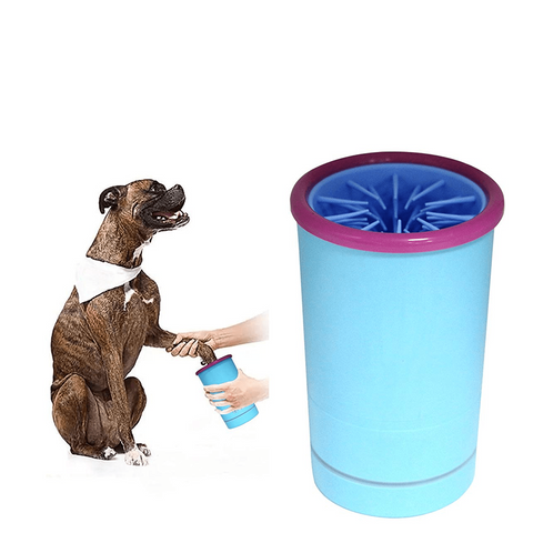 Dog Paw Cleaner Pet Cleaning Brush Cup