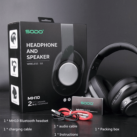 SODO MH10 Comfortable Wireless Headphone NFC 2 in1 Twist-out Bluetooth