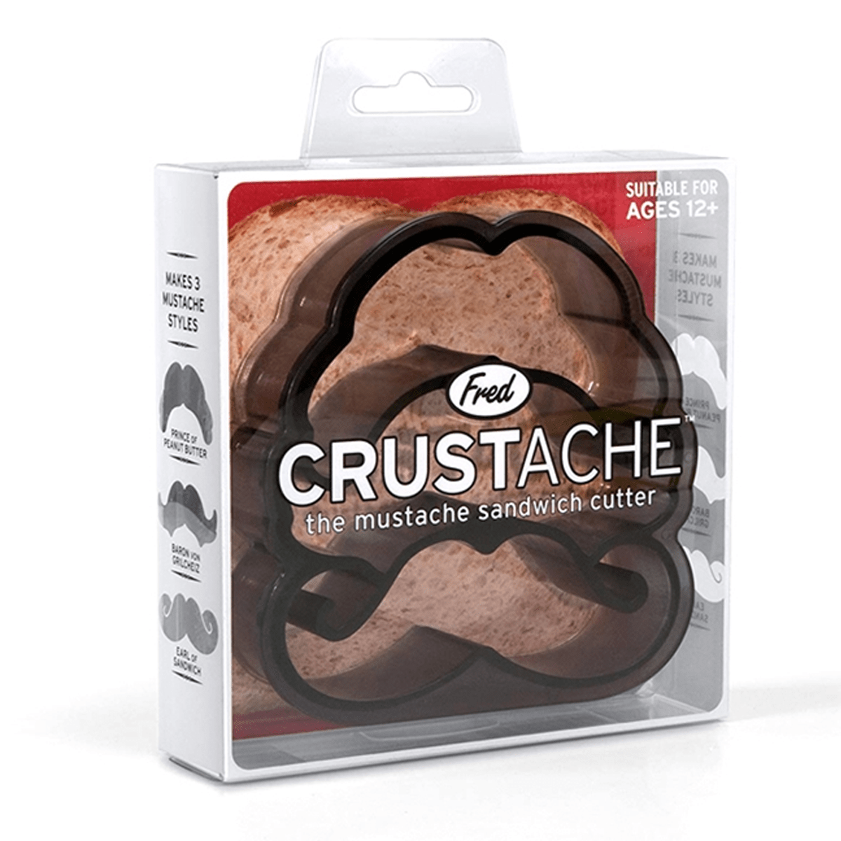 Crustache Novelty Mustache Shaped Crust Cutter - Fred