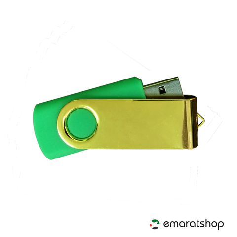 Olmecs Promotional GOLD Swivel USB Flash Drives 32GB (12 Pc Pack)