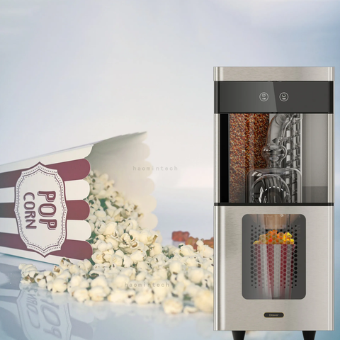 Desktop Automatic Popcorn Machine Without Oil Healthy Food Snack Making Machine