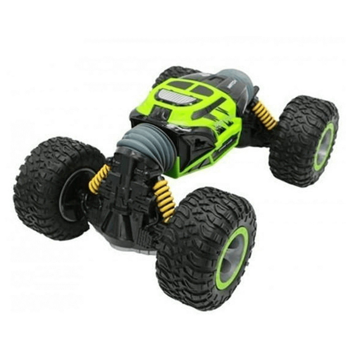 Mytoys All Terrain Car Hyper Actives Stunt Contrl Two Sided Rolling - Green