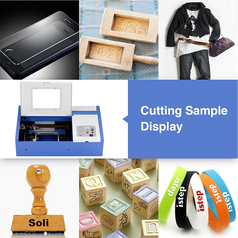 DIY Engraving Machine 40W CO2 with USB Port Only for Windows System 12x8" Blue