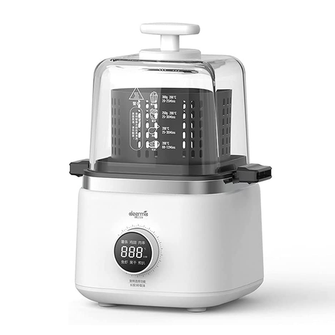 Deerma Air Fryer Oven Multi-function Oiless Cooker 2L ,1000W (white) KZ200