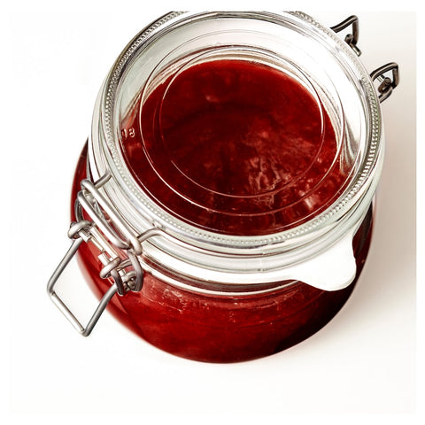 WILLOW  Clear GlassJar with Lid, .5l cl (10.5X11 Cms) Set of 4