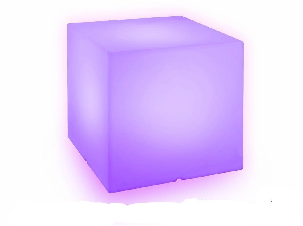 LED CUBE, illuminated LED cube 50 x 50 x 50 Cms