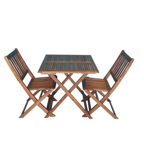 ATLAN Procamp Wooden Table with 2 Chairs