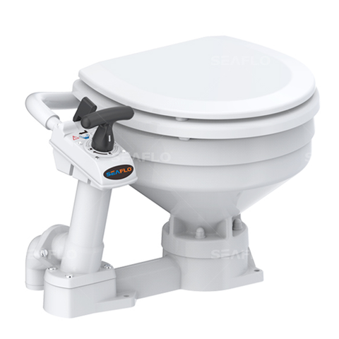 SEAFLO Manually Operated Marine Toilet