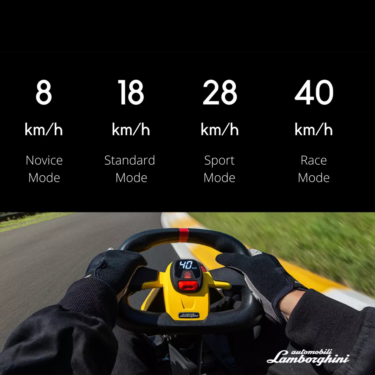 Ninebot GoKart Pro Lamborghini Edition 40kmh Speed – E-Scooter UAE Hub