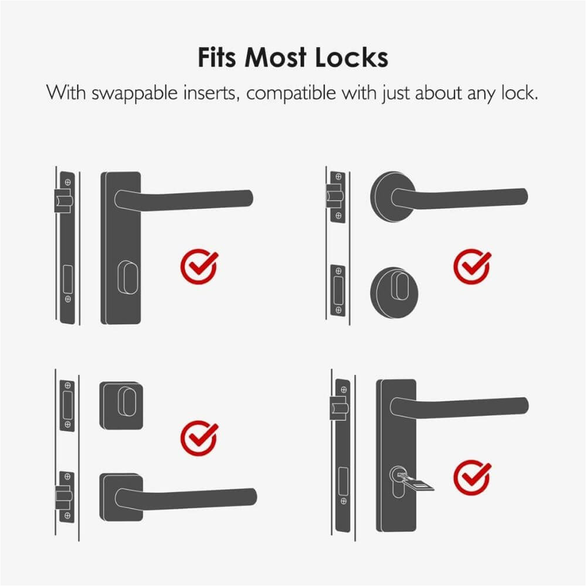 GIMDOW Smart Lock Keyless AES 128-bits Encrypted