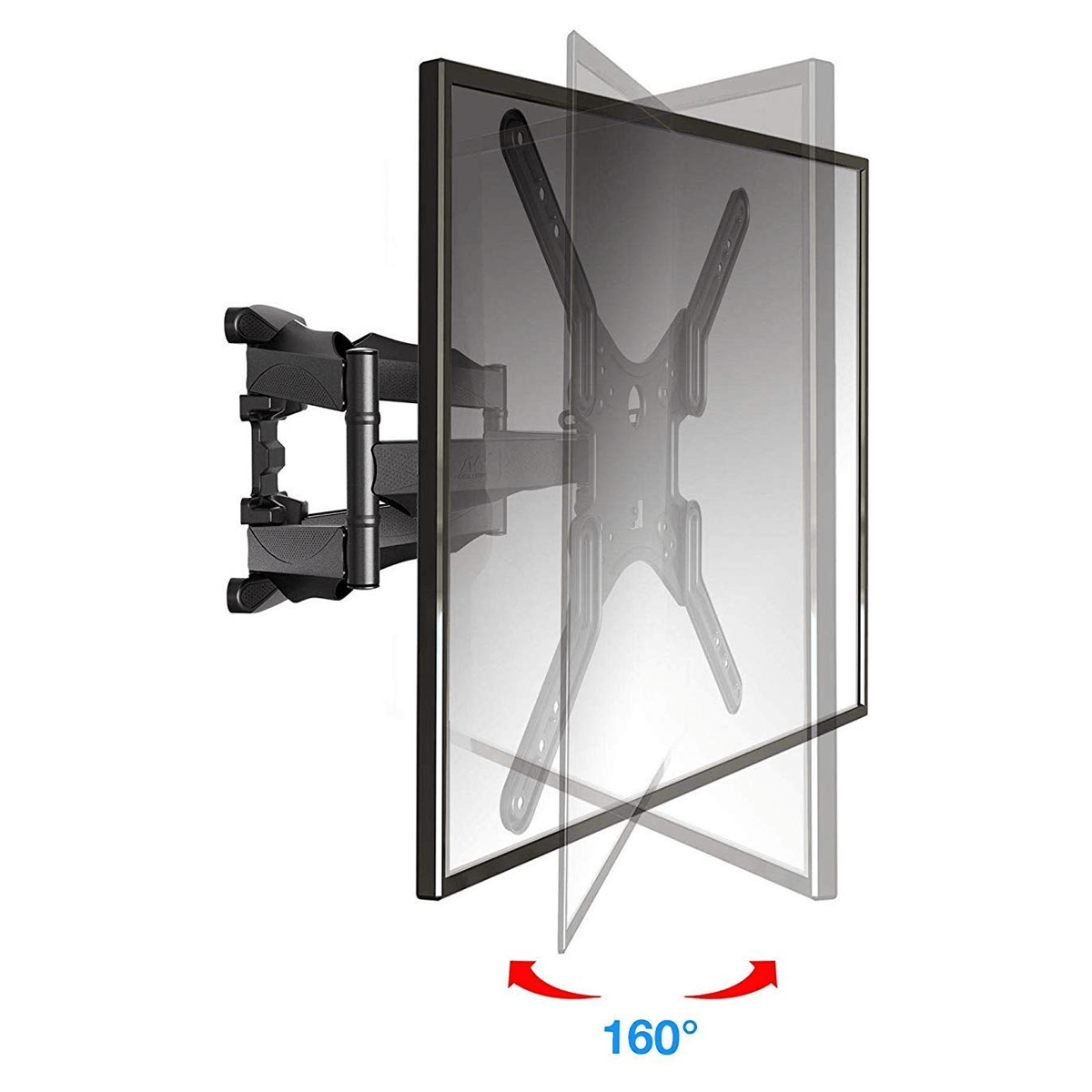 Full Motion TV Wall Mount for Most 32-55 Inches LED LCD Computer Monitors and TVs - NB