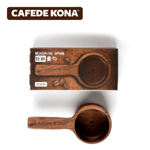 CAFEDE KONA coffee bean  solid wood measuring spoon 8g