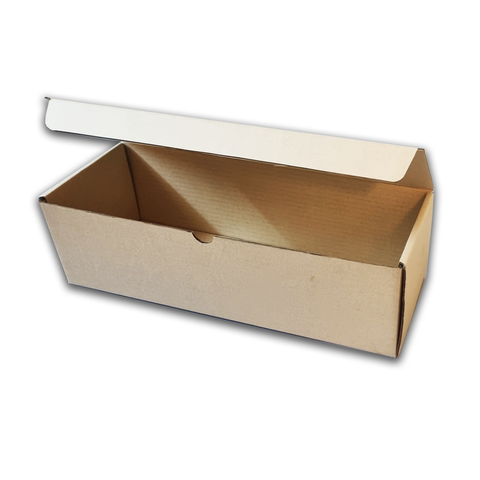 Heavy Duty Brown Corrugated kraft Boxes for Gifts (39x14x11.5) Cms – (6Pc Pack) - WILLOW