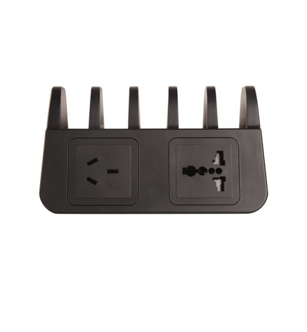 LVSUN 60W 5-port desktop high speed usb charger with 2 universal sockets